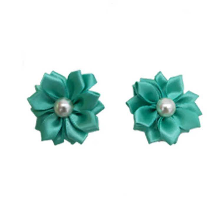 20Pcs/Lot Flower Dog Hair Bows Long Hair Pet Dogs Bows Rubber Band Cat Puppy Hair Clips Pet Grooming Bow Dog Accessories