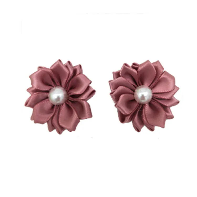 20Pcs/Lot Flower Dog Hair Bows Long Hair Pet Dogs Bows Rubber Band Cat Puppy Hair Clips Pet Grooming Bow Dog Accessories