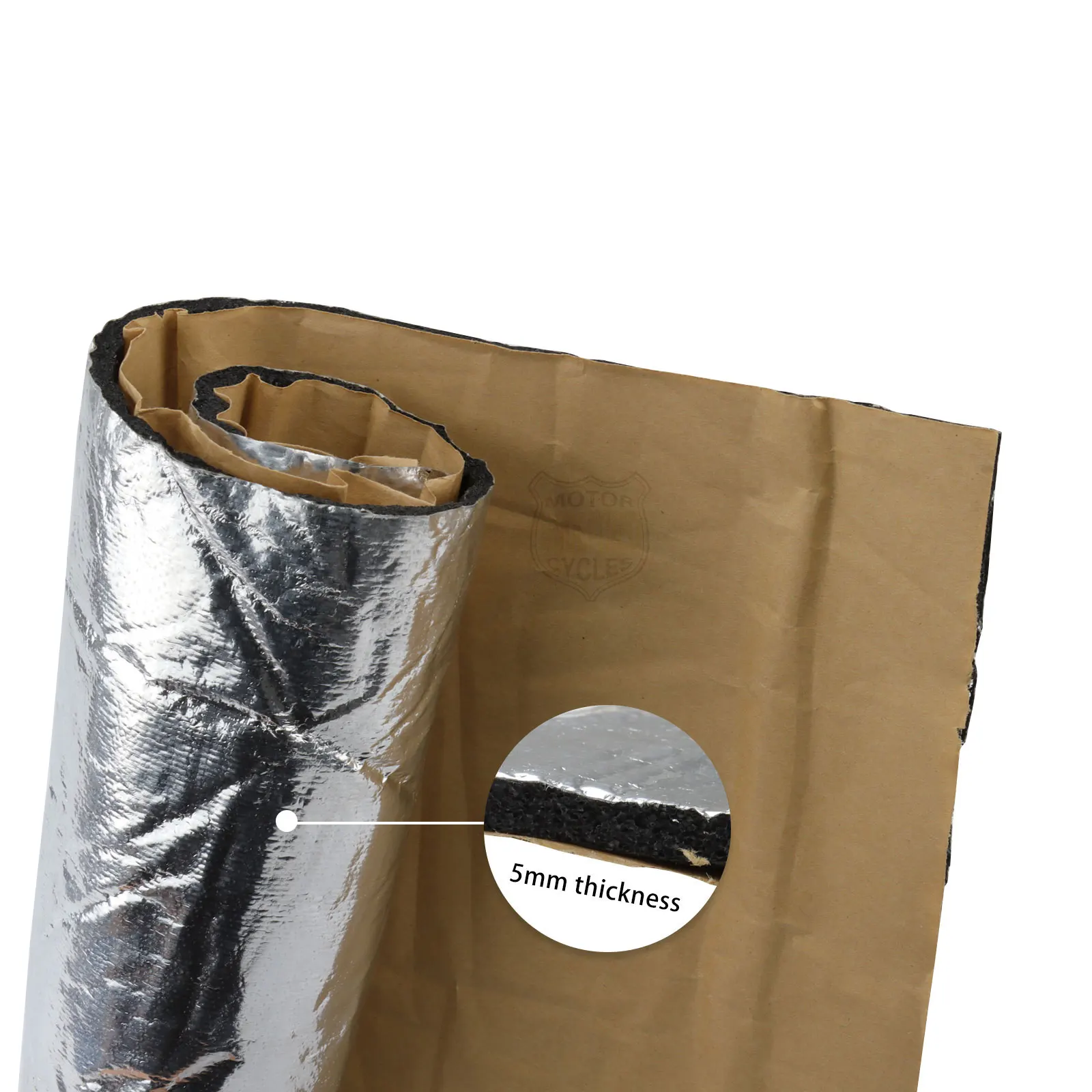 50cm*25cm Car Motorcycle Fairing Heat Shield Cover Exhaust Wrap Pipe Thermal Insulation Universal Fit For All Street Track Bikes