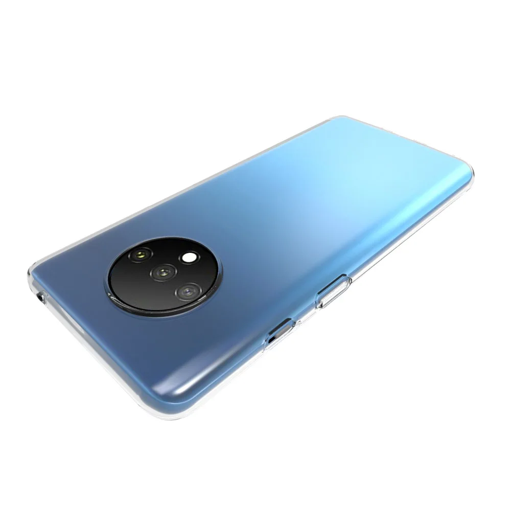 Case for OnePlus 7T OnePlus 7T 1+7T Silicone TPU Case for One Plus 7T Ultra Thin Clear and Matte Solid Black Cover Case