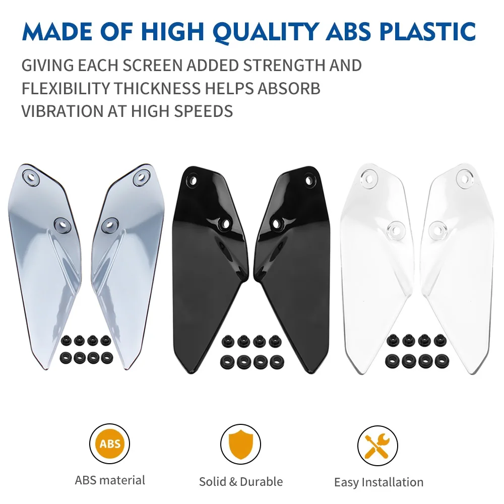 Side Windshield Windscreen Panel Wind Deflector For BMW GS R1200 1250 Adventure R1200GS R1250GS ADV LC 2023 R1250GSA Windshield