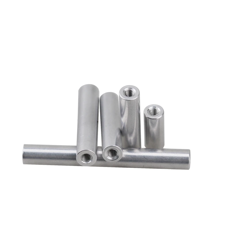 M2 M2.5 M3 M4 M5 M6 Round Aluminum Standoff Column Stud Extend Long Nut Aluminum Spacer Rods