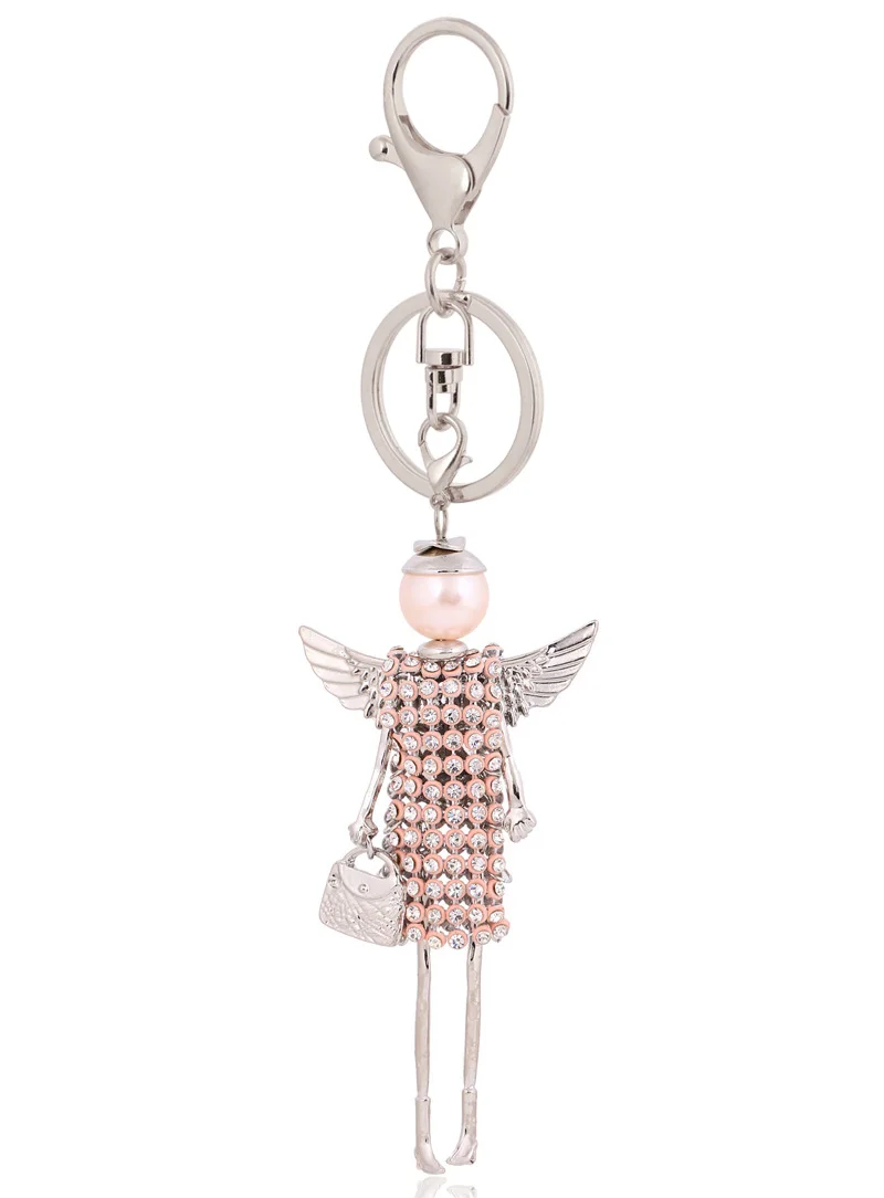 Fashion Key Chain For women Trendy Keychain Girl Beauty Bag Pendant Lady Statement Charm Car Jewelry Wholesale New Arrival