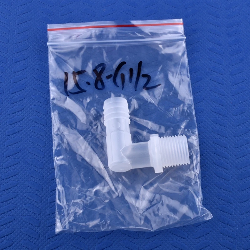 5~200pcs G1/2 Male Thread To 6.4~19.5mm PP Pagoda Elbow Connector Aquarium Tank Air Pump Adapter Irrigation Water Hose Joint