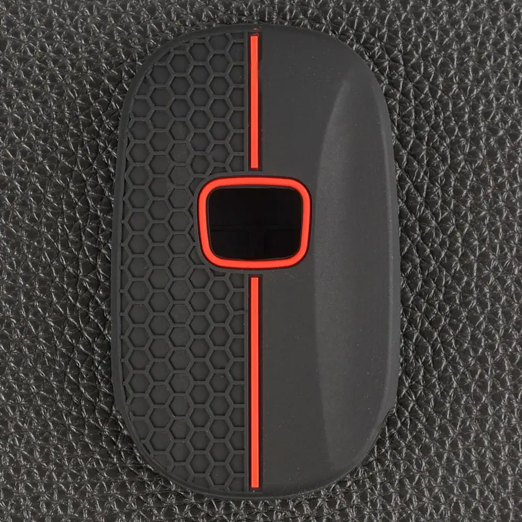For Honda Civic Accord Passport Pilot CRV 2021 2022 2023 Silicone 5 Button Car Key Ring Chain Case Cover Holder Protector Shell