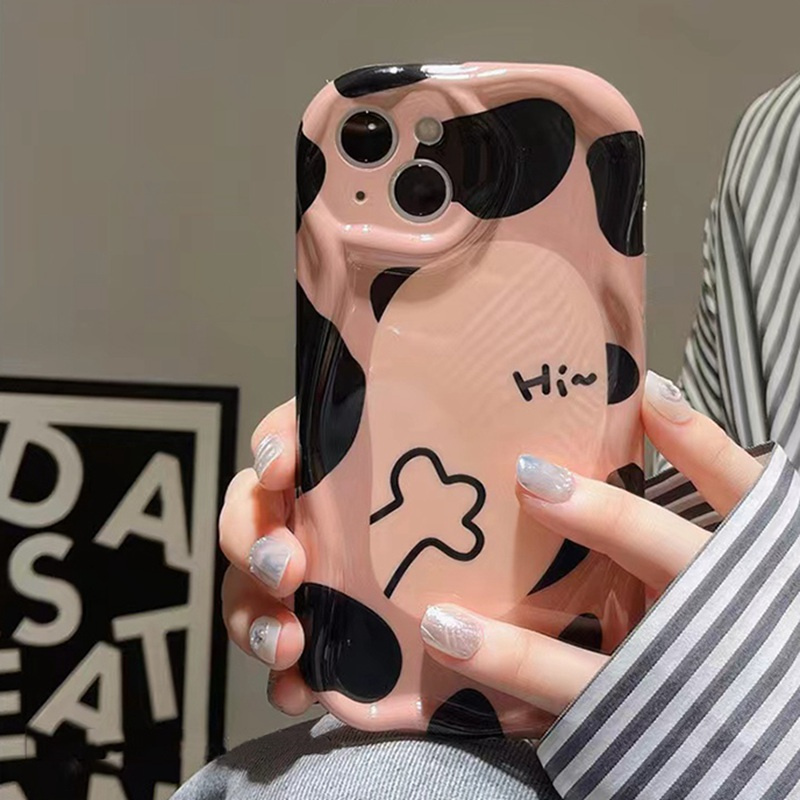 Curly Cat Fundas for Samsung S24 Ultra S23 Plus FE Galaxy A55 A54 A35 A53 A31 A03 A34 A53 A52 A32 A14 A15 A25 A24 A23 A04 Case