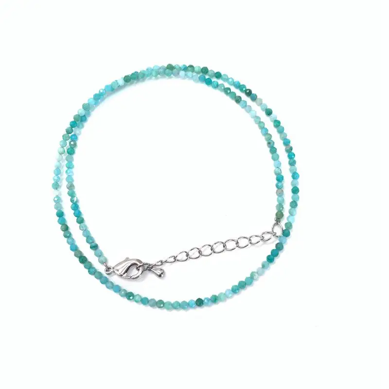 Natural Stone Lapis Lazuli Olivine Tourmaline 2mm Round Section Mini Necklaces Bracelet Are Suitable for Men and Women Gifts