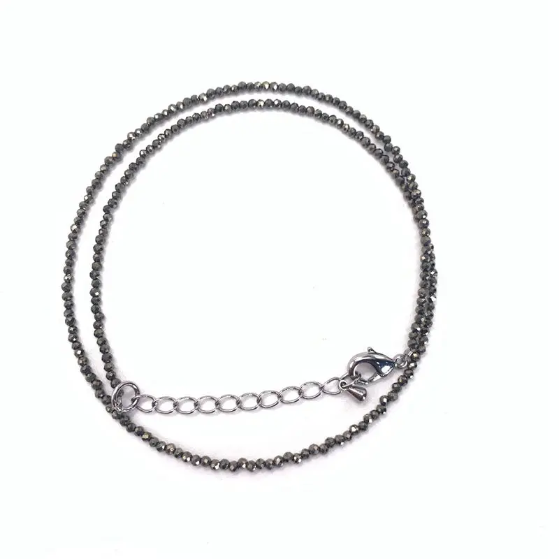 Natural Stone Lapis Lazuli Olivine Tourmaline 2mm Round Section Mini Necklaces Bracelet Are Suitable for Men and Women Gifts