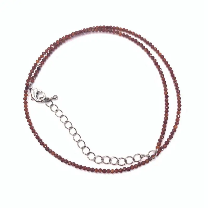 Natural Stone Lapis Lazuli Olivine Tourmaline 2mm Round Section Mini Necklaces Bracelet Are Suitable for Men and Women Gifts