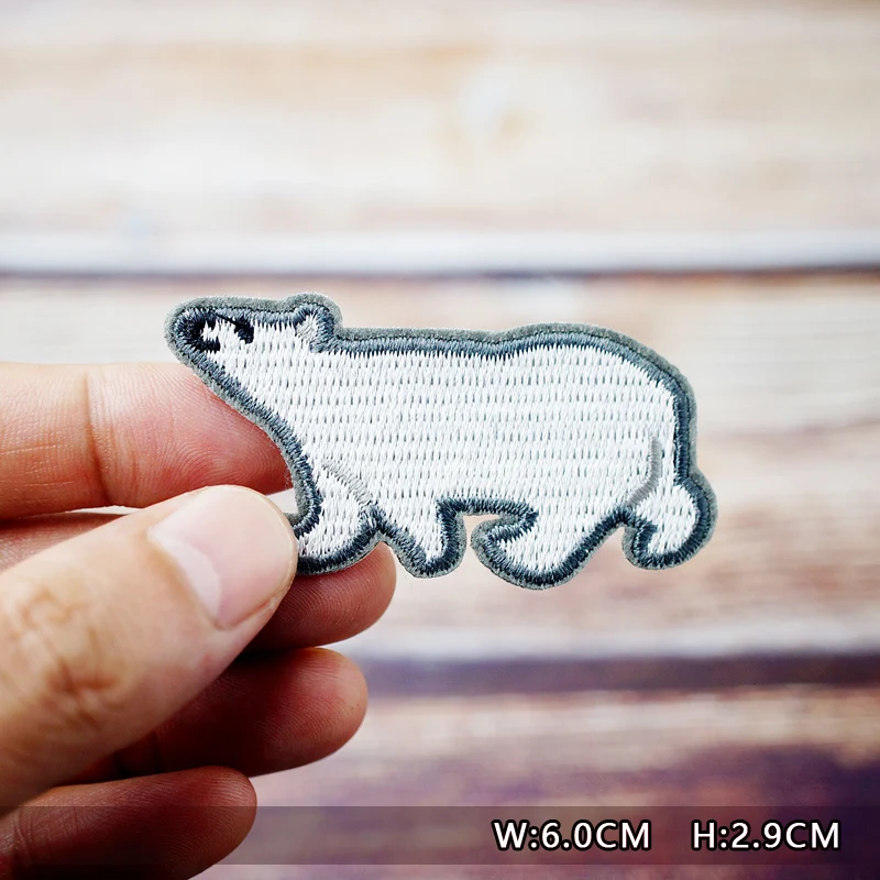 Dinosaur Eye Cat Heart Shoes Patches Embroidery For T-Shirt Iron On Appliques Clothes Jeans Stickers Badges Lightning Hand Beer