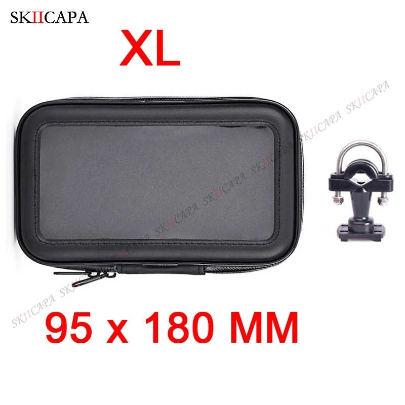 Bicycle Motorcycle Phone Holder Waterproof Phone Bag For Samsung Galaxy S20 S21 Ultra M51 S9 Mobile Stand Support Scooter Cover
