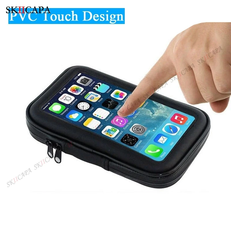 Bicycle Motorcycle Phone Holder Waterproof Phone Bag For Samsung Galaxy S20 S21 Ultra M51 S9 Mobile Stand Support Scooter Cover