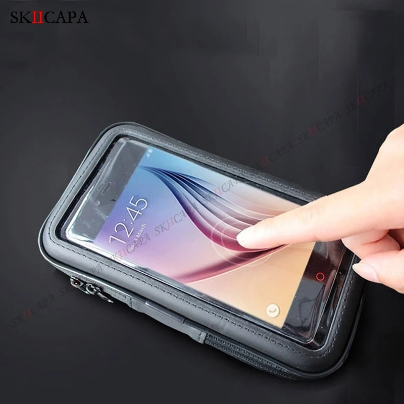 Bicycle Motorcycle Phone Holder Waterproof Phone Bag For Samsung Galaxy S20 S21 Ultra M51 S9 Mobile Stand Support Scooter Cover