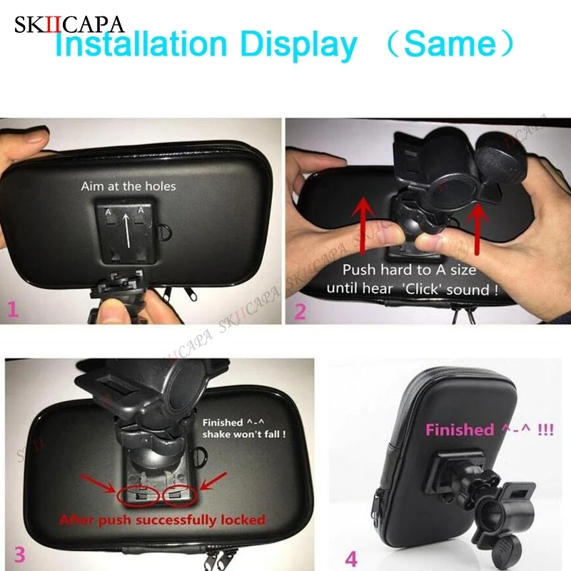 Bicycle Motorcycle Phone Holder Waterproof Phone Bag For Samsung Galaxy S20 S21 Ultra M51 S9 Mobile Stand Support Scooter Cover