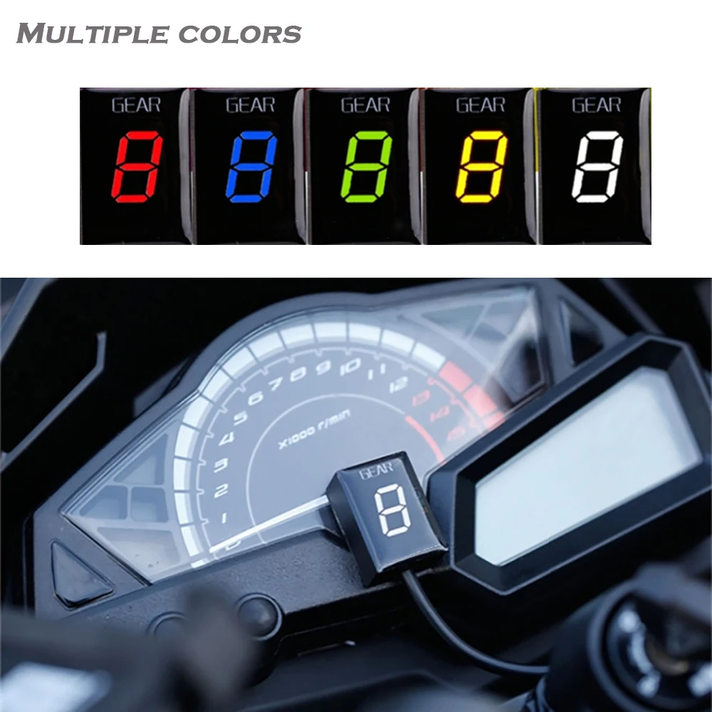 For Kawasaki ZX-6R ZX6R ZX-6RR ZX6RR Z750 Z1000 Z 750 1000 1-6 Speed Motorcycle Accessories Gear Indicator Gear Display Meter