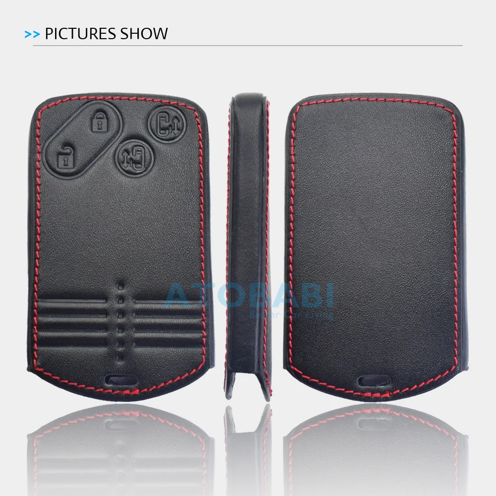 Leather Car Key Cases Smart Keyless Entry Remote Control Fobs Shell Protector Cover Skin For Mazda 5 6 CX-7 CX-9 RX-8 Miata MX-5