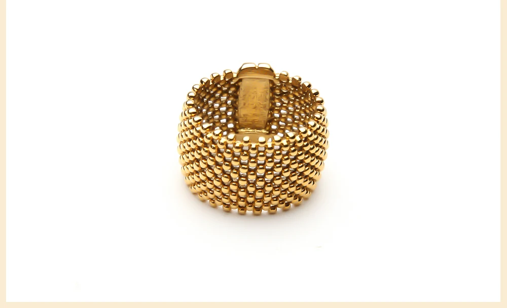 VAROLE Beads Rings For Women Gold Color Elegant Ring Friends Gifts Fashion Jewelry Anillos Mujer