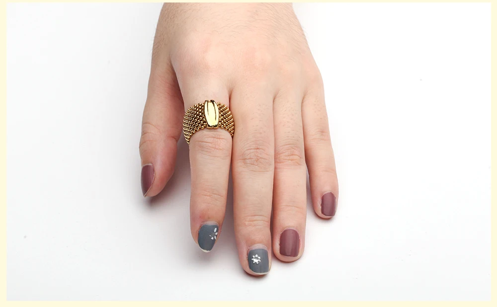 VAROLE Beads Rings For Women Gold Color Elegant Ring Friends Gifts Fashion Jewelry Anillos Mujer