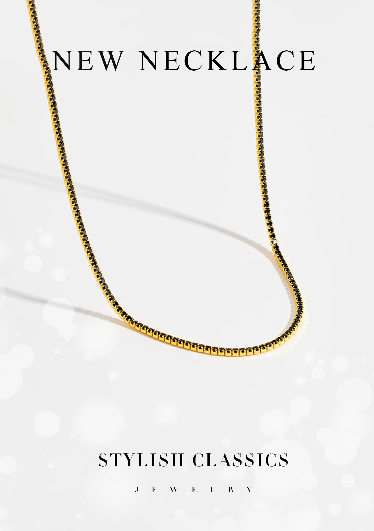 ANDYWEN 925 Sterling Silver 1.5mm Tennis Zircon Charm Long Chain Necklace Rock Punk Fashion Fine Jewelry Gift Wedding Party