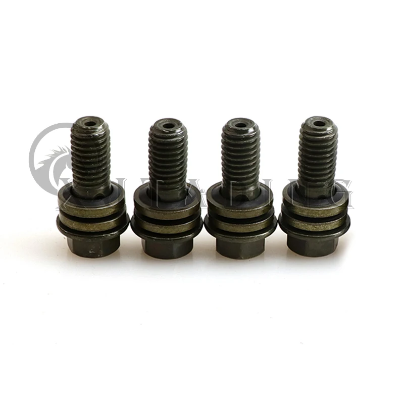 Universal M8/M10x1.25 Brake Master Cylinder Oil Hose Screw Banjo Bolt for Honda Yamaha Suzuki Motorcycle ATV Kart Connector End