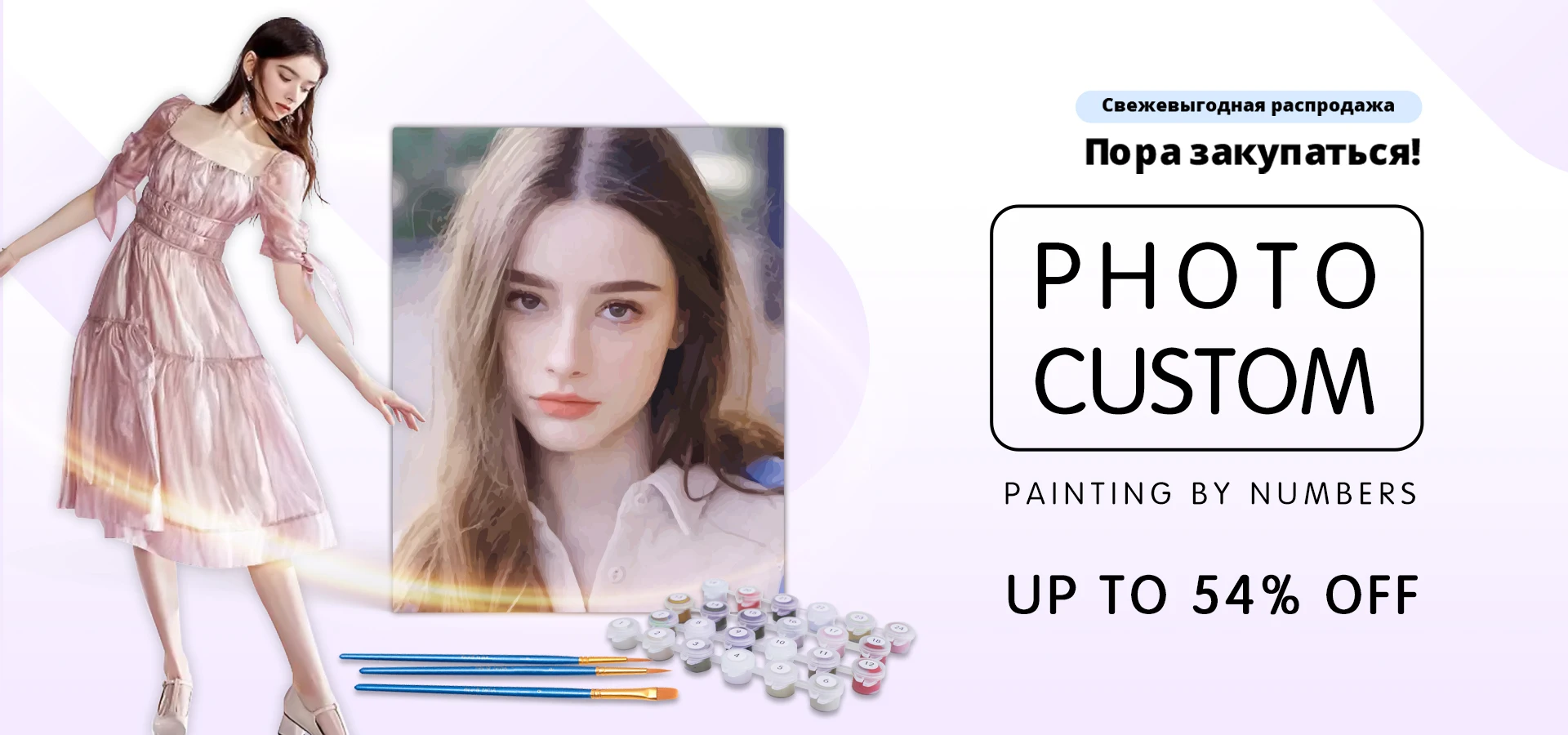 Personality Photo Customized DIY Oil Paint Paintings By Numbers Picture Drawing by Numbers Canvas Coloring by Numbers Acrylic