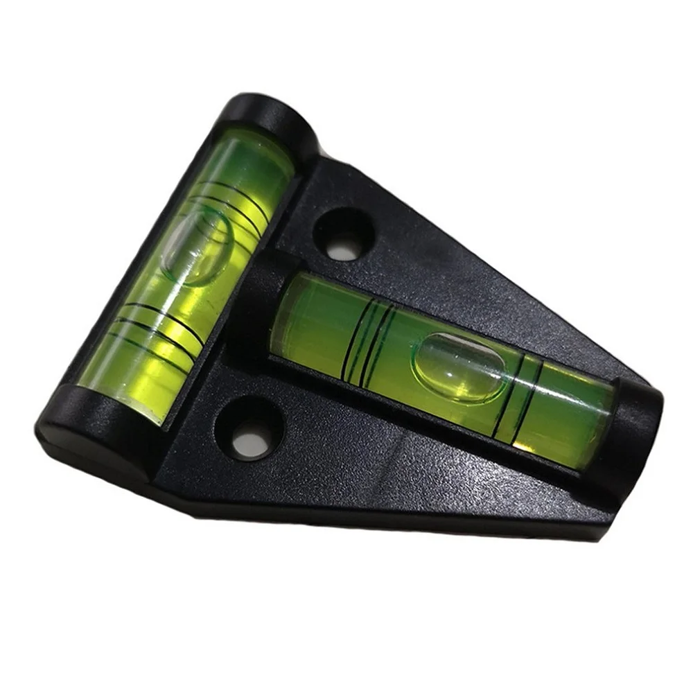 1Pcs Mini T Type Spirit Level Measurement Instrument Triangular Level T-type Spirit Bubble Shell Plastic Measuring Tools