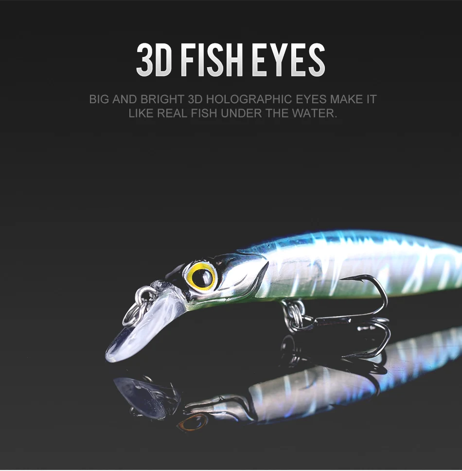 Kingdom KINGART Fishing Lures Artificial 6g 9g 14g 18.5g 60mm 80mm 105mm Sinking MinnowHard Baits Crankbait Fishing Tackle