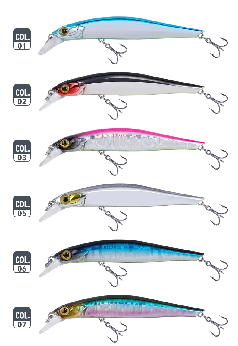 Kingdom KINGART Fishing Lures Artificial 6g 9g 14g 18.5g 60mm 80mm 105mm Sinking MinnowHard Baits Crankbait Fishing Tackle