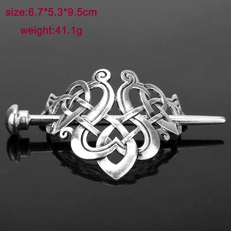 27 Style Viking Hairpin Celtics Knots Crown Vintage Metal Hair Stick Runes Dragons Slide Hair Clip Women Hair Jewelry Accessorie
