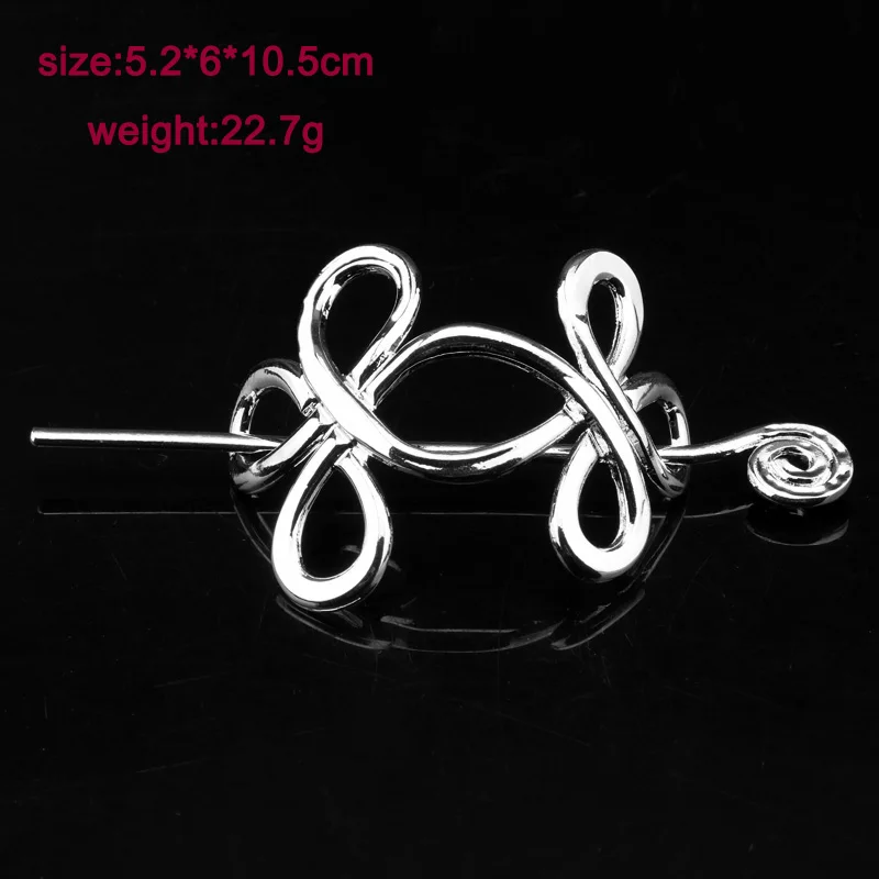 27 Style Viking Hairpin Celtics Knots Crown Vintage Metal Hair Stick Runes Dragons Slide Hair Clip Women Hair Jewelry Accessorie