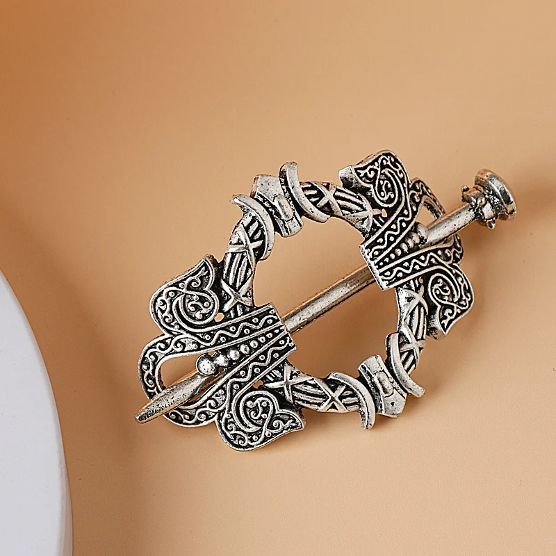 27 Style Viking Hairpin Celtics Knots Crown Vintage Metal Hair Stick Runes Dragons Slide Hair Clip Women Hair Jewelry Accessorie
