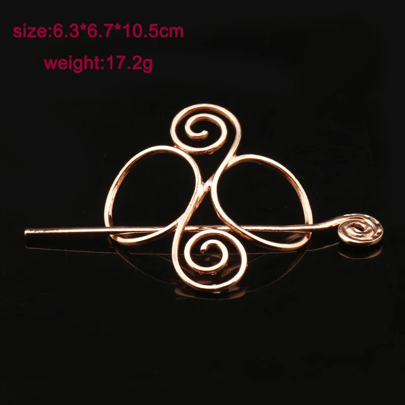 27 Style Viking Hairpin Celtics Knots Crown Vintage Metal Hair Stick Runes Dragons Slide Hair Clip Women Hair Jewelry Accessorie