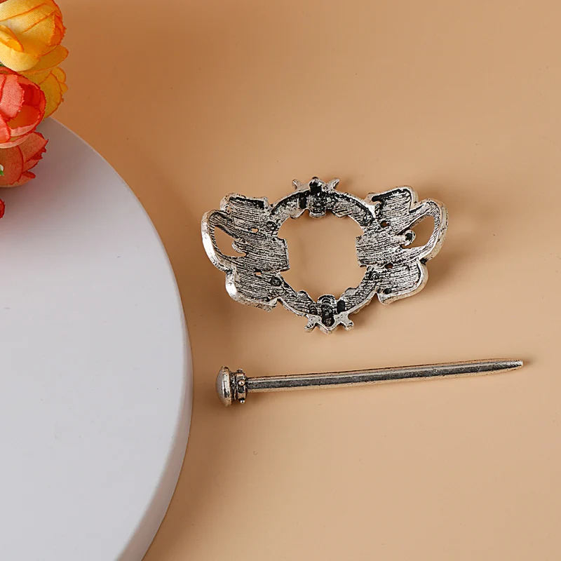 27 Style Viking Hairpin Celtics Knots Crown Vintage Metal Hair Stick Runes Dragons Slide Hair Clip Women Hair Jewelry Accessorie