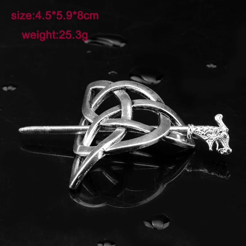 27 Style Viking Hairpin Celtics Knots Crown Vintage Metal Hair Stick Runes Dragons Slide Hair Clip Women Hair Jewelry Accessorie