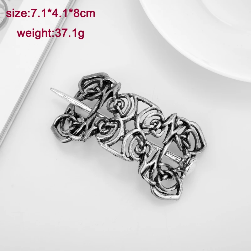 27 Style Viking Hairpin Celtics Knots Crown Vintage Metal Hair Stick Runes Dragons Slide Hair Clip Women Hair Jewelry Accessorie
