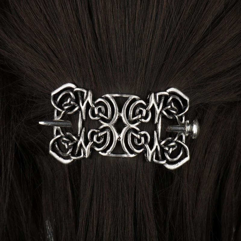 27 Style Viking Hairpin Celtics Knots Crown Vintage Metal Hair Stick Runes Dragons Slide Hair Clip Women Hair Jewelry Accessorie
