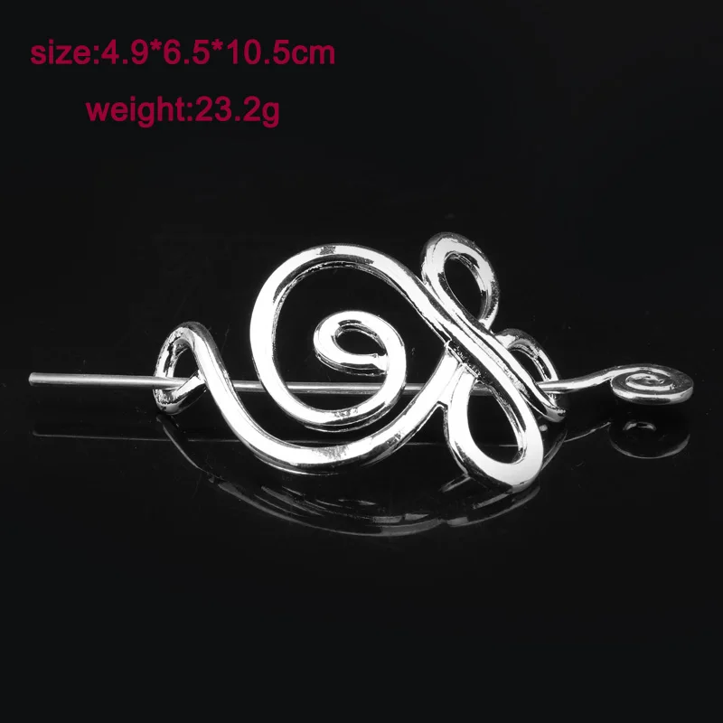 27 Style Viking Hairpin Celtics Knots Crown Vintage Metal Hair Stick Runes Dragons Slide Hair Clip Women Hair Jewelry Accessorie