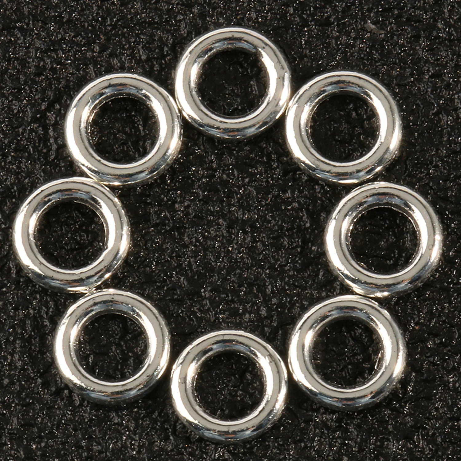 50pcs 8x2mm Gold/Silver Color Alloy Closed Jump Rings Metal Circle Hoops Connectors For Jewelry Making DIY Accessories Supplies