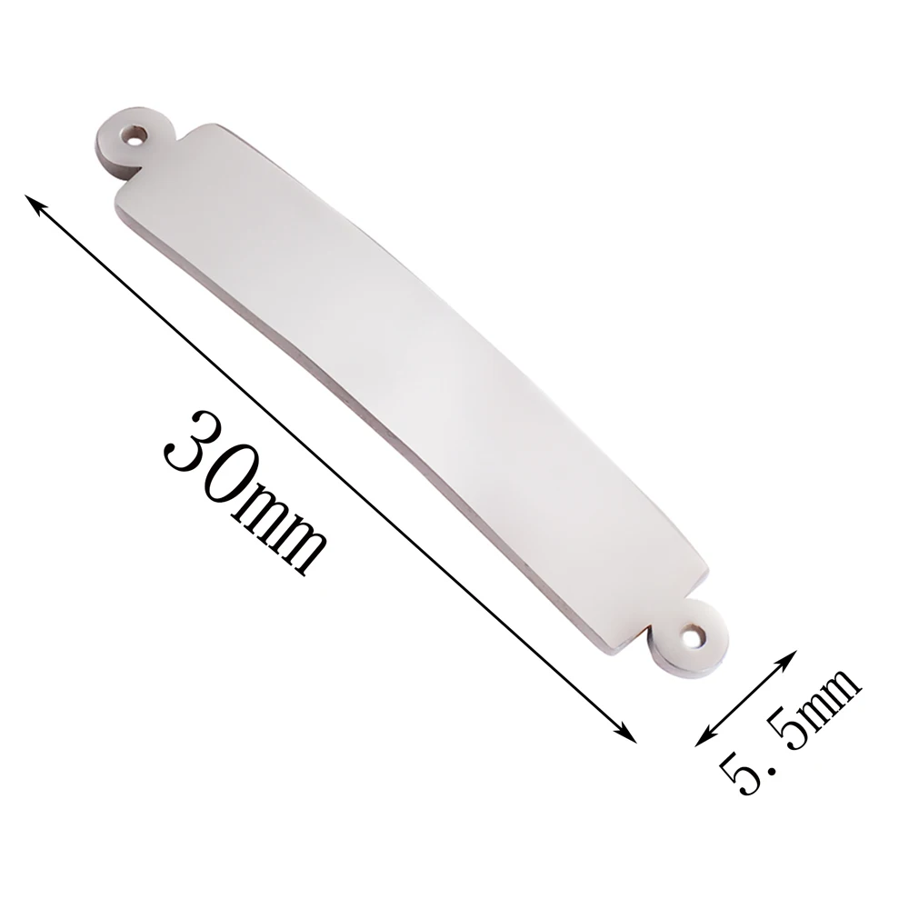 10pcs/lot Stainless Steel Gold Connectors For Jewelry Making Blank Bar Hand Stamping Tags Engraved DIY Making Bracelet