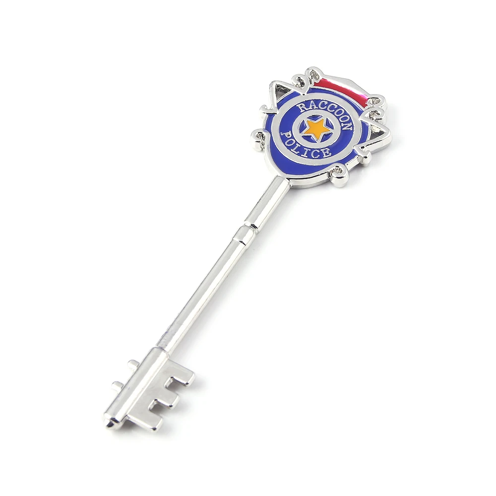 Game Residents Evils 3 Key Badge Keychains Raccoon City Police Station Jill Valentine S.T.A.R.S. Key Collection With Box Jewelry
