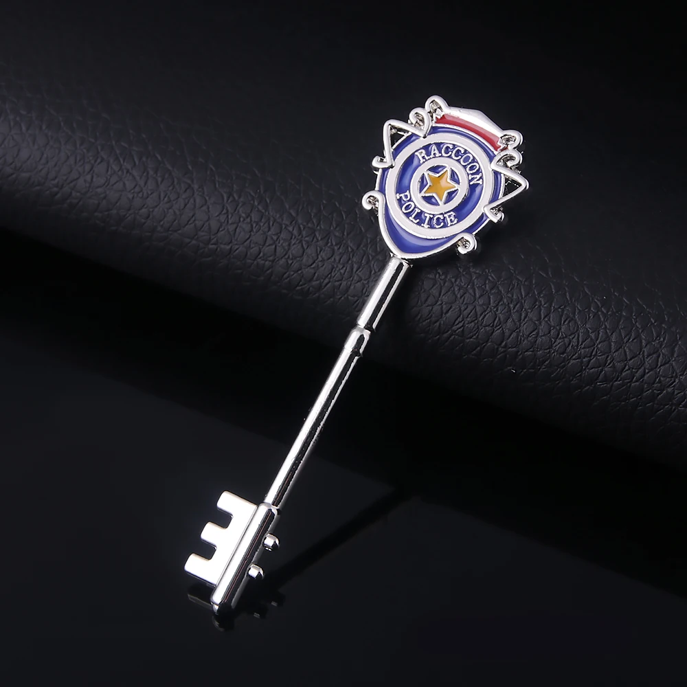 Game Residents Evils 3 Key Badge Keychains Raccoon City Police Station Jill Valentine S.T.A.R.S. Key Collection With Box Jewelry