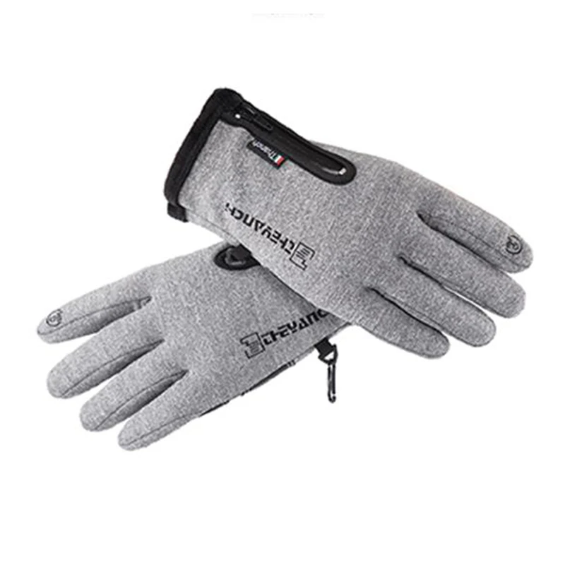 Outdoor Winter Gloves Waterproof Motorcycle Thermal Fleece Lined Resistant Touch Screen Non-slip Riding Gloves For Men Women