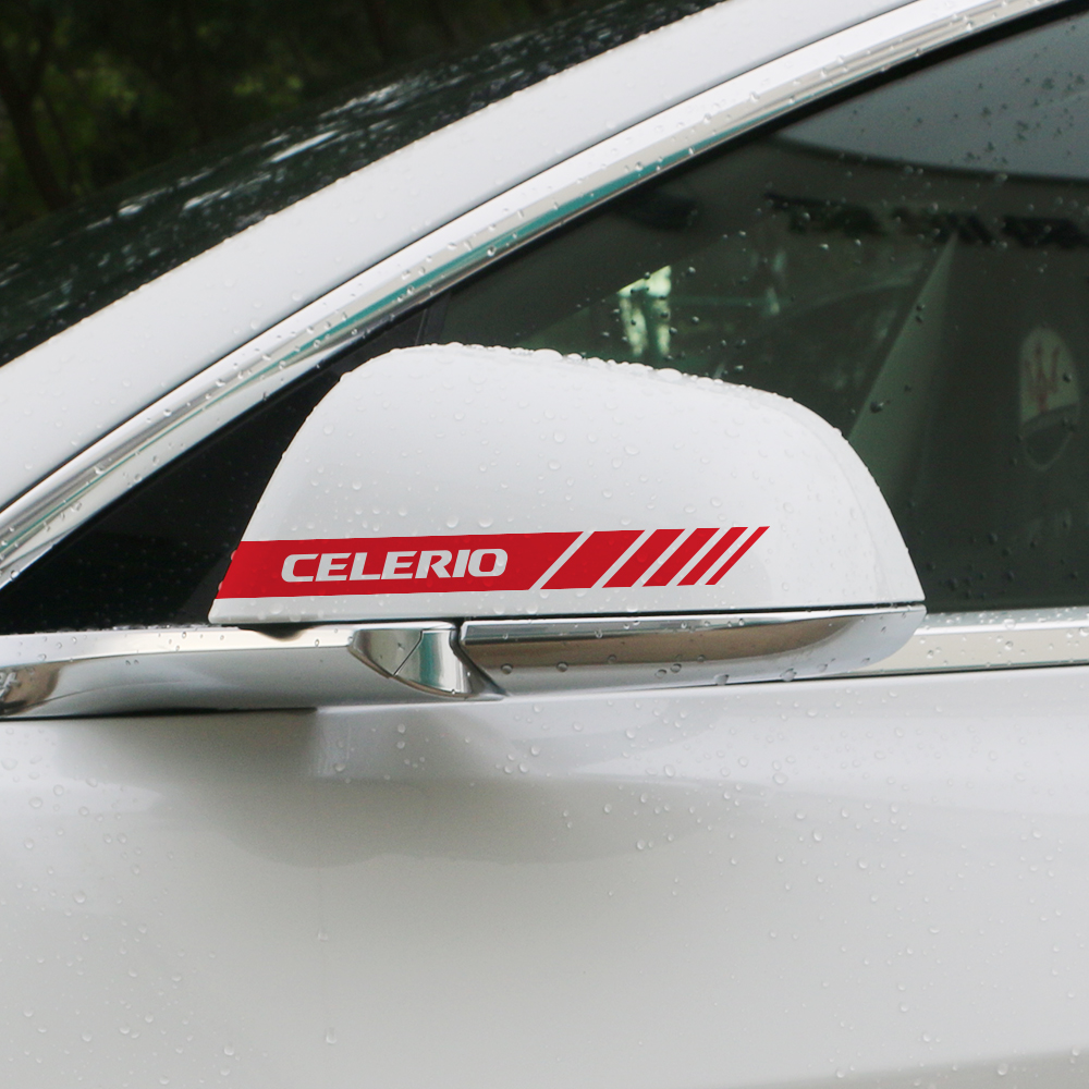 For Suzuki Swift Ciaz Baleno Vitara Jimny Grand Alto Equator Ertiga Ignis Samurai SX4 Car Rearview Mirror Cover Decor Stickers