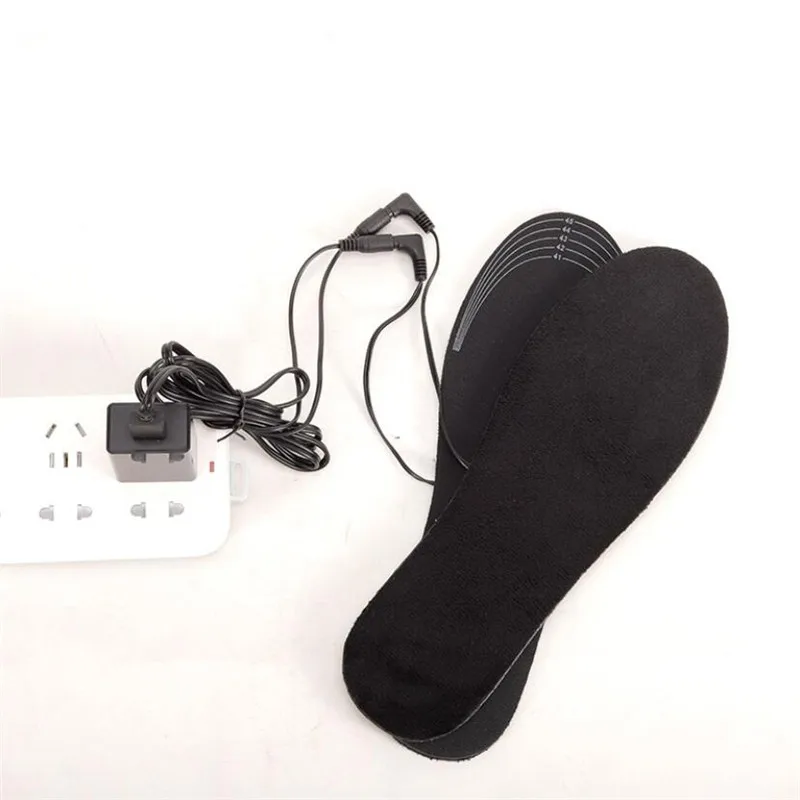 USB Heated Shoe Insoles Feet Warm Sock Pad Mat Electrically Heating Insoles Washable Warm Thermal Insoles Unisex