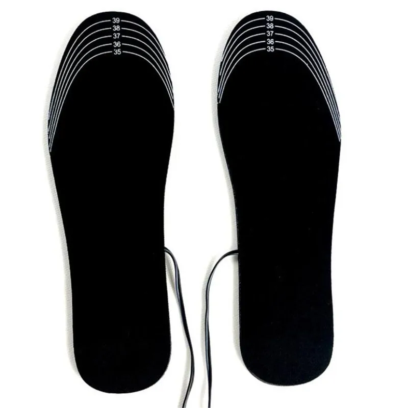 USB Heated Shoe Insoles Feet Warm Sock Pad Mat Electrically Heating Insoles Washable Warm Thermal Insoles Unisex