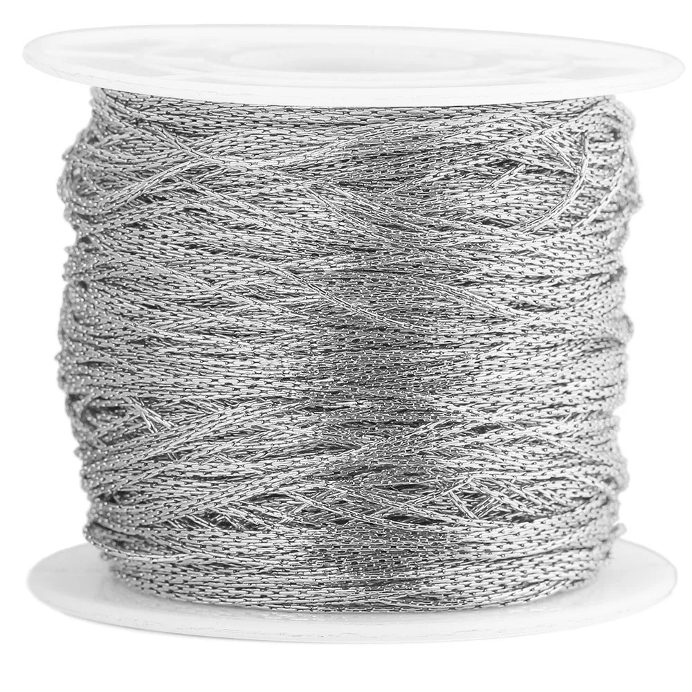 5 Meter/lot 0.6mm/0.8mm/1mm/1.2mm Stainless Steel Tiny Gold Color Cable Chains for Diy Jewelry Making Wholesale Bulk Chain