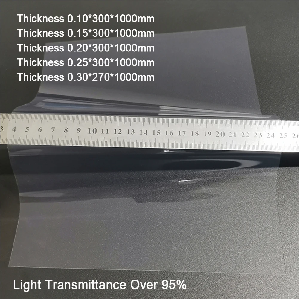 Clear FEP Or PFA Film For 3D Printers Thickness0.1-0.3mm With High Surface Flatness and Excellent Release Effect W300*L1000mm