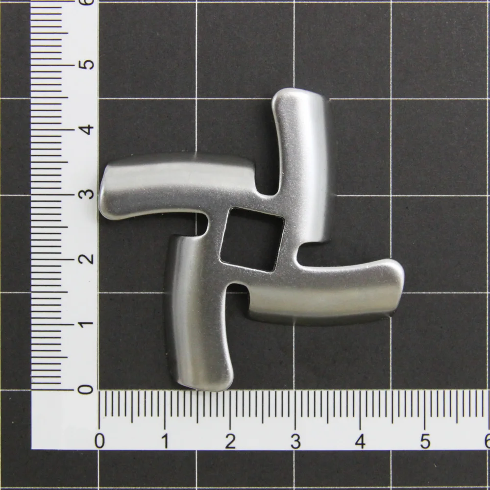 TASP Meat Grinder Blade #5 Mincer Knife Parts for Moulinex HV2 HV3 ME110130 KitchenAid KSMFGA MK-MG1000 Braun G1100 G1300K 1pc