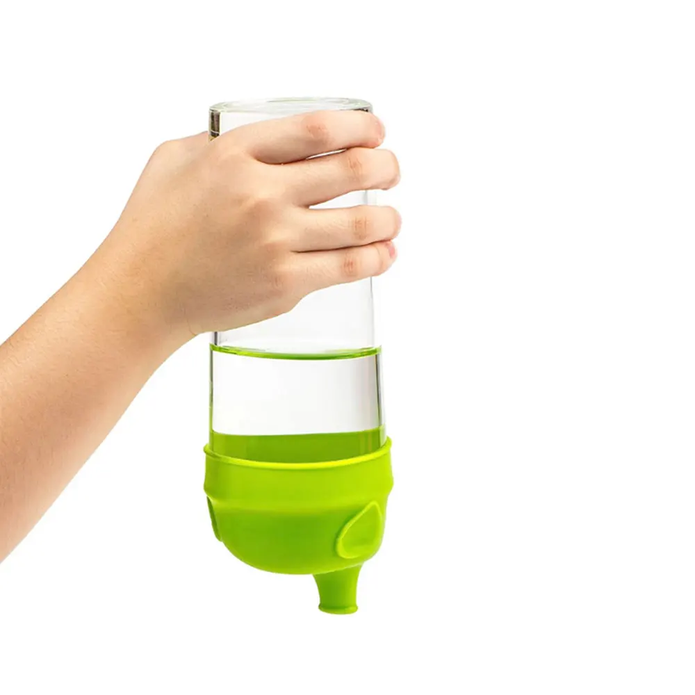 Elephant-Shaped Silicone Cup Lids For Children Kids Drink Bottle Stretchable Proof Leak Silicone Straw Cup Covers Bottle Cover