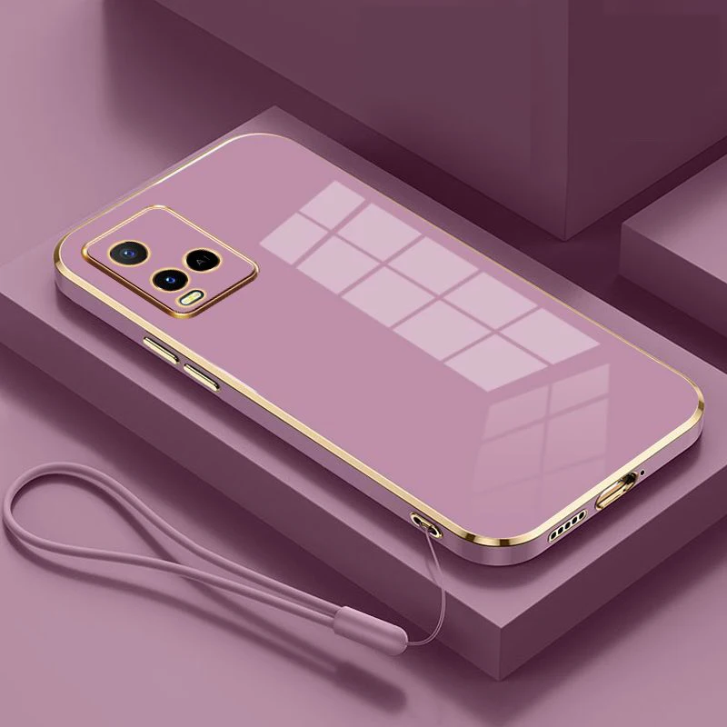 For vivo Y33s Case vivo Y21 Y21s Cover Shockproof Bumper Color TPU Frame Transparent Vivo V2111 V2109 V2110 Matte Hard PC Case